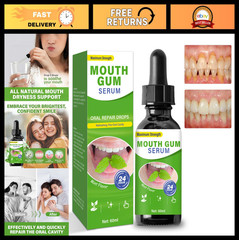 Gum Restore Drops – Advanced Repair for Receding Gums & Freshens Breath, 2 Fl Oz