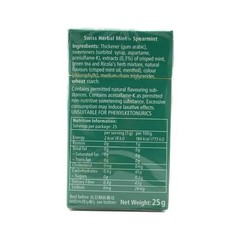 10 X 25g Ricola Fresh Pearls Herbal Sugar Free Spearmint Chewy Refreshment