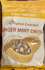 Original Gourmet GINGER MINT DROPS Candy – Soft Ginger Center- LARGE 10oz Bag