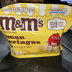 M&M’s LEMON MERINGUE PIE Bakery Collection LIMITED EDITION Size 7.4 OZ