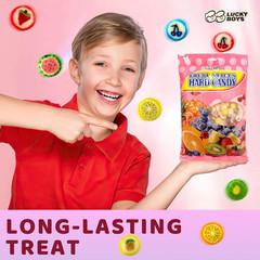 Fruit Slices Candy Hard Candy Bulk 1 Lb Bag of Individually Wrapped Small Candy