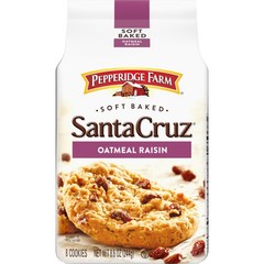 Pepperidge Farm Santa Cruz Soft Baked Oatmeal 8.6 Ounce (Pack of 1), brown