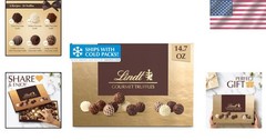 14.7 oz Gift Box of Assorted Gourmet Chocolate Truffles – Ideal for Celebrations