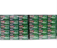 2X Clorets Mint Flavored Gum ( goma chicle ) 2 Boxes Of 60 Packets Ea -Free Ship