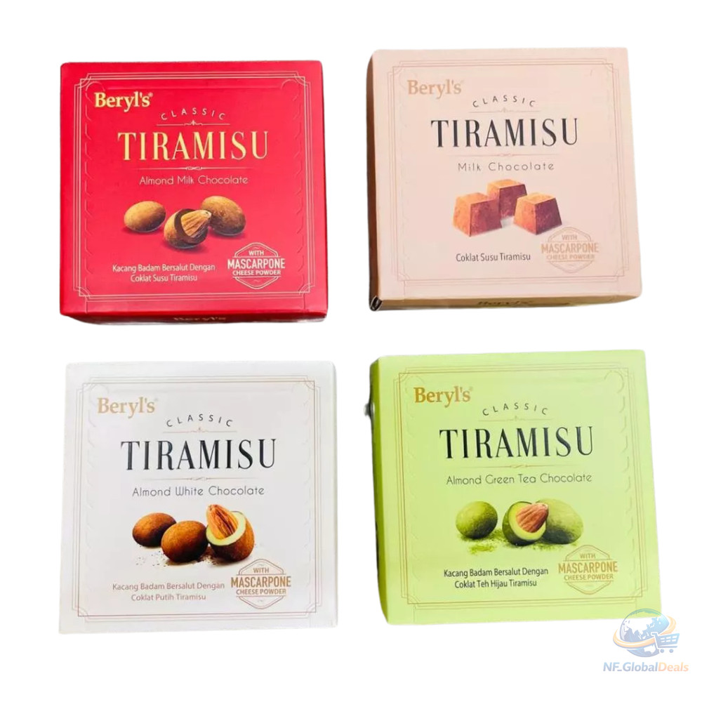 65g x4 Pack Beryl’s Tiramisu Chocolate Mascarpone Cream Malaysian Candy Snack