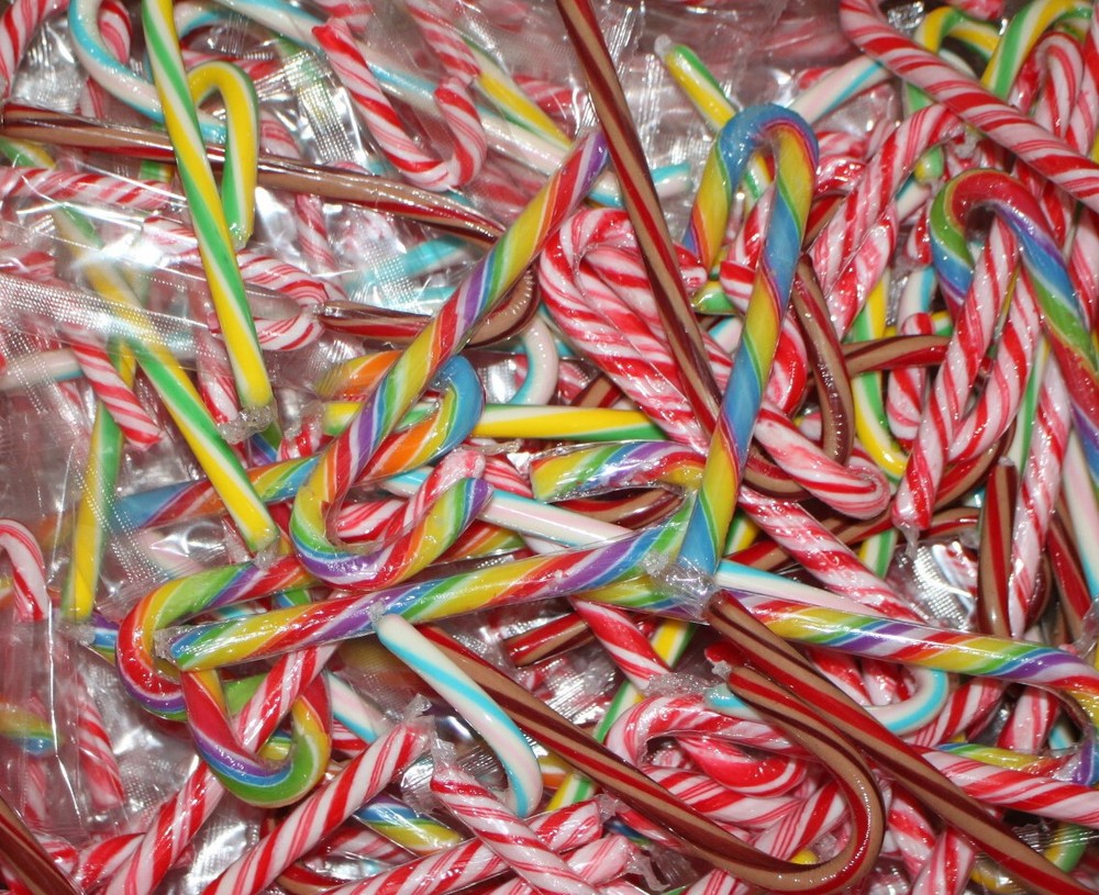 Christmas – Assorted Flavored Candy Canes *** BULK *** – U-PICK 2 – 8 pounds
