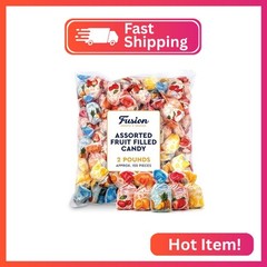 Arcor Fruit Filled Hard Candy – Assorted 2 Pounds Bulk Bag (Approx. 150 Pieces),