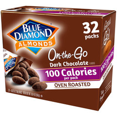 Dark Chocolate Cocoa Dusted Snack Nuts, 100 Calorie Packs, (Pack of 1, 32 Count
