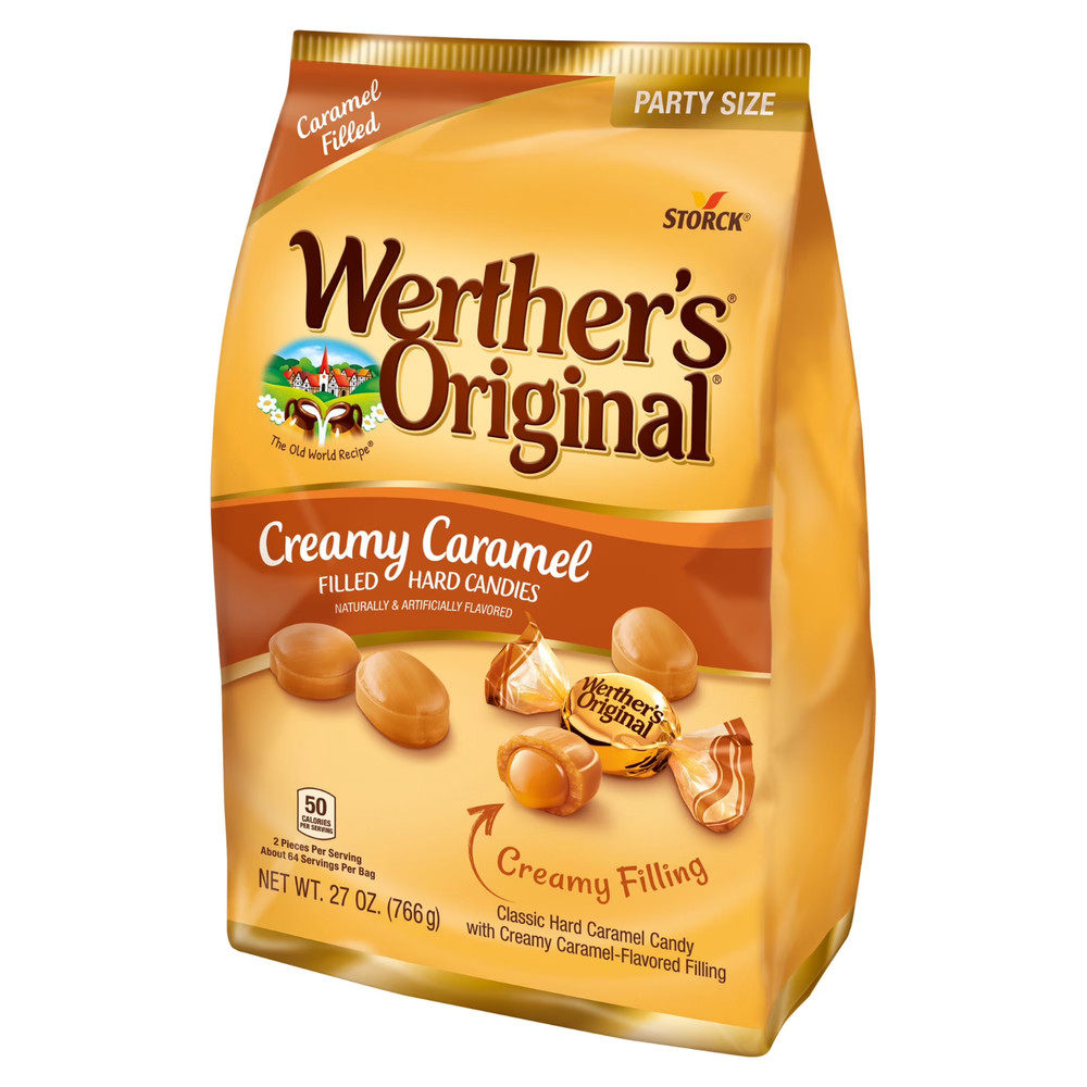 2 Pack Werther’s Original Creamy Caramel Filled Hard Candy 27 Oz Bags