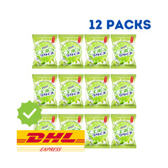 12x Heartbeat SOUR Lemon Lime Salt Candy with Vitamin C 15mg 25 Tabs 100g