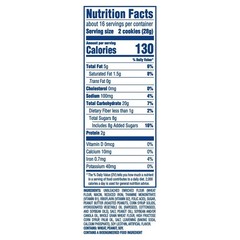 NUTTER BUTTER Peanut Butter Sandwich Cookies, Family Size, 16 oz..