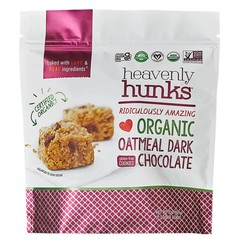 Heavenly Hunks Vegan Cookies 22 Ounce Gluten Free Oatmeal Dark Chocolate Snacks