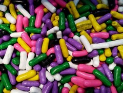 Licorice Pastels – 2 lbs of Multicolored Hard Outer Shell Soft Chewy Inside C…