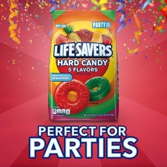 50 oz Bulk Bag of Mixed Fruit Hard Candy for Birthdays and Holidays