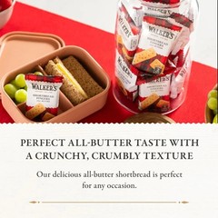 Walker’s All-Butter Shortbread Fingers – 2-Count Snack Packs (Pack of 24)