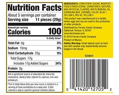 Wonka Jujyfruits Gummy candy, Assorted Candy, 5 Pack of 12, Orange,Lime