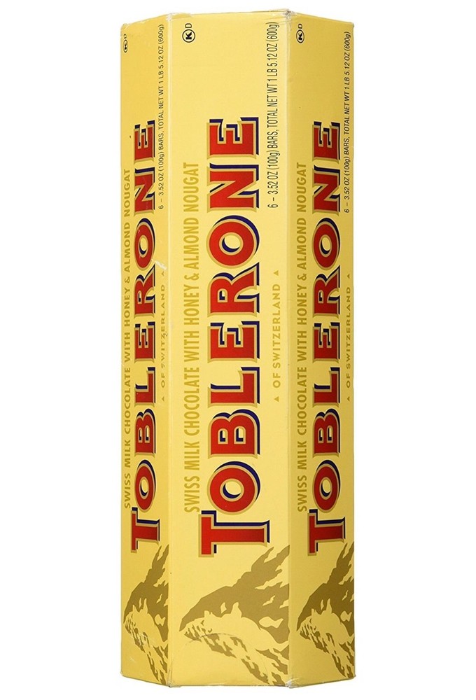 TOBLERONE Swiss Milk Chocolate with Honey & Almond Nougat 2021