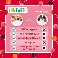YumEarth Organic Pops Variety Pack, 14 Fruit 14 Count (Pack of 2), Assorted