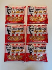 6 x KFC 4oz Colonel’s Favorite Jelly Beans Fried Chicken Sweet Corn Gravy ex3/27