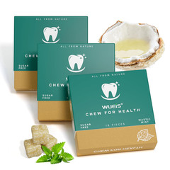 Remineralizing Gum with Xylitol Hydroxyapatite – Natural Mastic Mint Pack of 4
