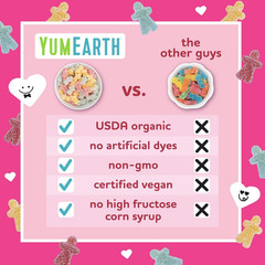 Yumearth Valentine Organic Sour Littles Chewy Candy – Allergy Friendly (Top 9 Fr