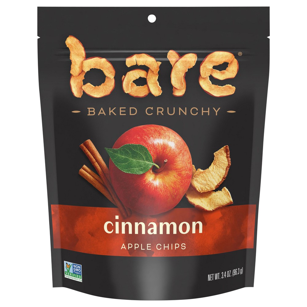 Bare Fruit Chips Apple Cinnamon 3.4 oz (Pack of 12)