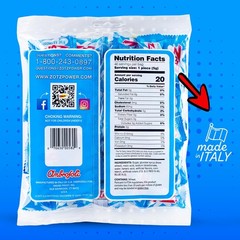 ZOTZ Fizzy Sour Candy Bulk – Retro Italian Hard Candy Individually Wrapped – …