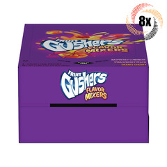 Full Box 8x Bags Gushers Flavor Mixers Fruit Flavored Snacks | 3 Flavor | 4.25oz