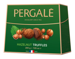 PERGALE HAZELNUT TRUFFLES Chocolate Candies Sweets Box 200g 7.05oz
