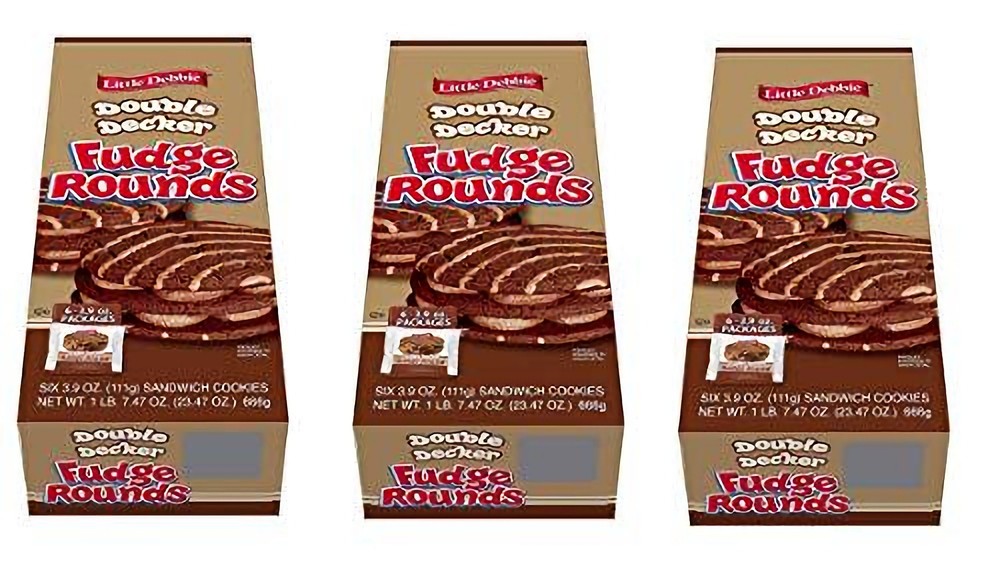 Little Debbie Large Sized Double Decker Rounds, Individually Wrapped (Fudge, Pac