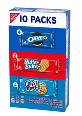 Nabisco Cookie Variety Pack, OREO, Nutter Butter, CHIPS AHOY!, 10 Snack Packs (4