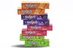 Fruity Chewy Candy Mix – Orange, Raspberry, Green Apple, Blackcurrant, 8 Bars