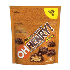 OH HENRY! Bite Sized Pieces with REESE Peanut Butter 180g/6.3 Oz