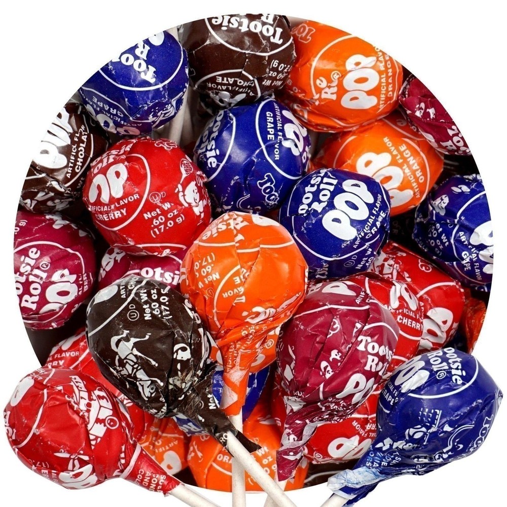 Tootsie Roll Pops with Chocolate Tootsie Roll Center, 2lb Bulk Bag (Approx 44…