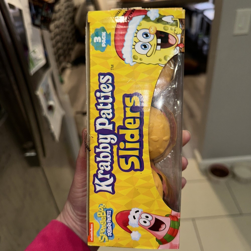 Krabby Patties Sliders Christmas Spongebob Krabby Patty Gummy Candy Pack Of 3