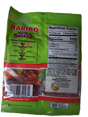 Haribo Twin Snakes Gummy Candy 3 4 oz bags