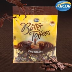 2 x Arcor Butter Toffees Chocolate Filled Butter Toffees Candy 100g