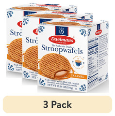 (3 Pack) Caramel Stroopwafels, 10.94 Oz, 8 Count