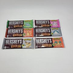 Pokémon Special Edition Hershey Bars 1.55 oz ea (6 bars total)#’s 1,2,5,7,10,11