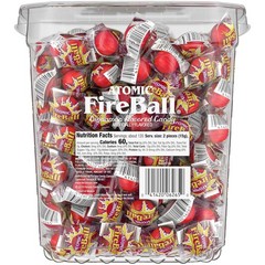 Wonka Atomic Fireball Candy Cinnamon Flavor Candy 60/240 count | Christmas Sale!