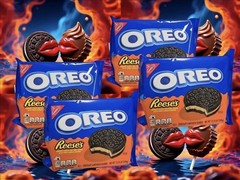 Oreo Reese’s Peanut Butter Cup Flavor Cookies 4 Pack. Sealed!