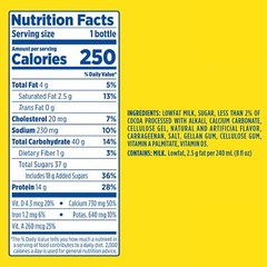 Nestle Nesquik Low Fat 1% Milk Chocolate 14 Ounce (Pack of 12)
