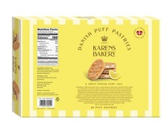 Karen’s Bakery Danish Puff Pastries Lemon Cookies, 22.5 oz