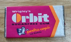 Vintage Wrigley‘S Orbit Sugar free Gum, 7 Pieces European Branding
