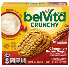belVita Breakfast Biscuits Cinnamon Brown Sugar 8.8 oz