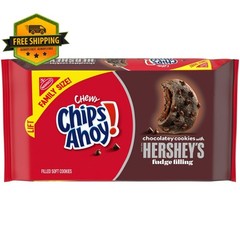 CHIPS AHOY! Soft Chocolate Chip Cookies Hershey’s Fudge Filled 14.85 oz