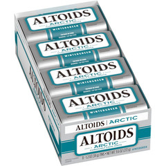 Arctic Wintergreen Breath Mints Sugar Free Hard Candy Bulk, 1.2 Oz Tin (8 Pack)