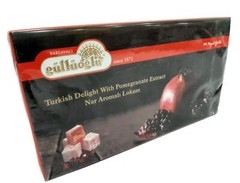 Gulluoglu (Pomegranate) Turkish Delight, 1.1 lb – 500 gr (Pack of 1)