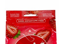 Rare Pur Chewing Gum Strawberry Flavor 100% Xylitol Sugar Free 65 pieces Vegan