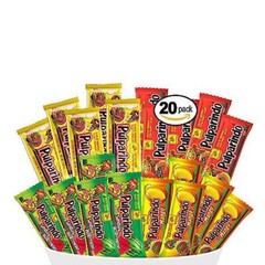 Pulparindo Mexican Candy snack Mix Flavors: Tamarind, 20 Count (Pack of 1)